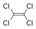 Tetrachloroethylene.svg